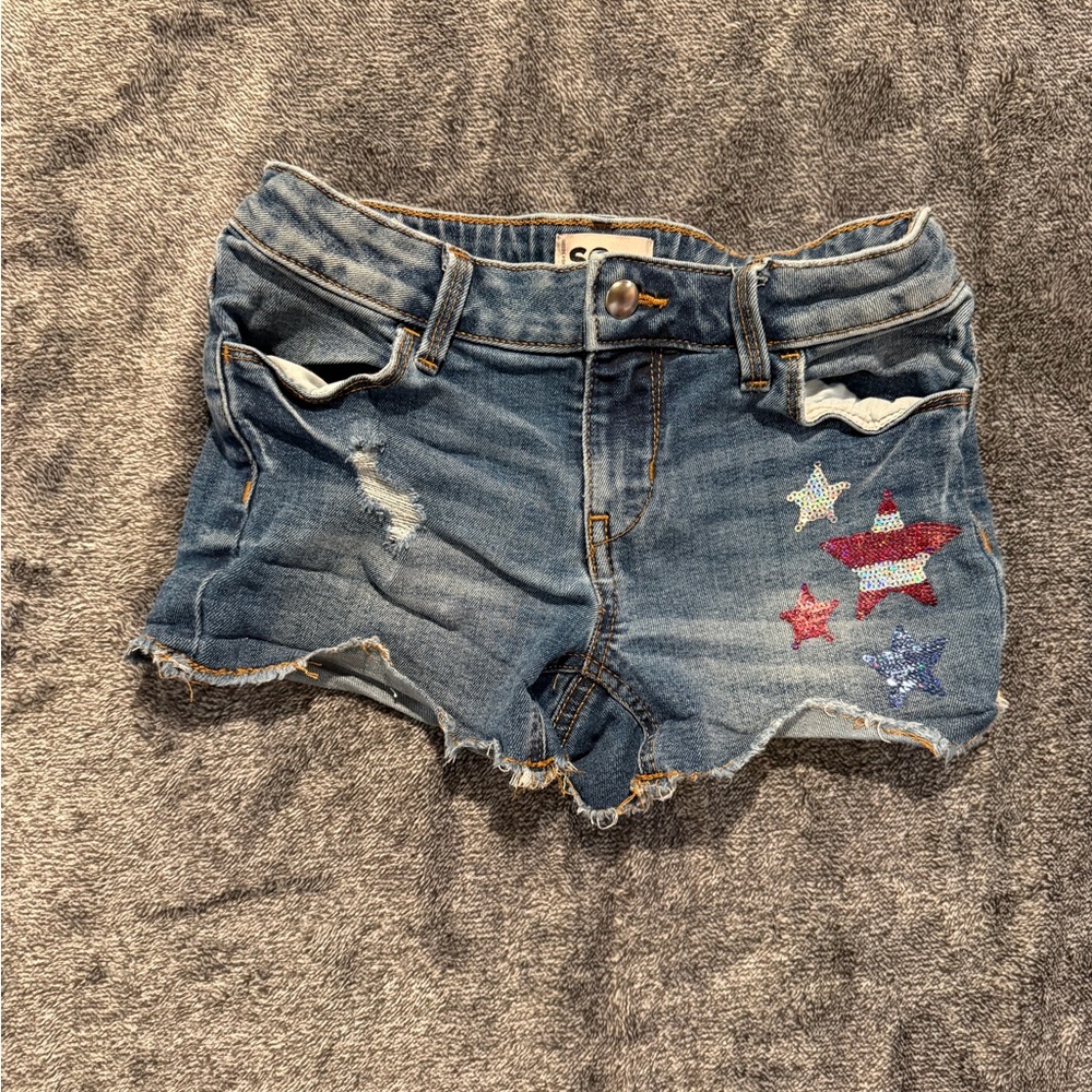 Denim Star girl  Shorts size 8